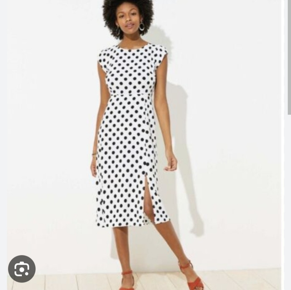 Loft Midi Dress Size 2